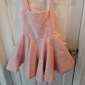 BLUSH Mini Dress w/ bow